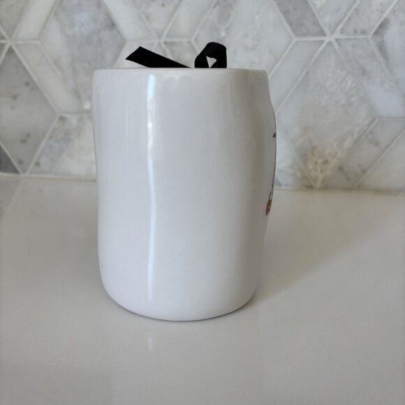 Rae Dunn Eek Ghost Mug with Hat and Pumpkin Basket New White - Picture 6 of 10